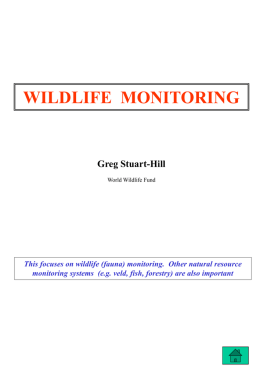 Monitoring Manual presentation - The
