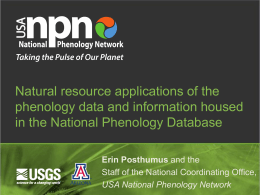 Posthumus_presentationx - USA National Phenology Network
