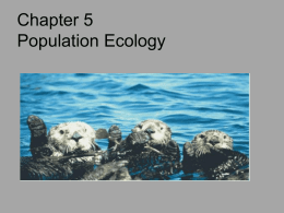 PPT Ch5 Population Ecology