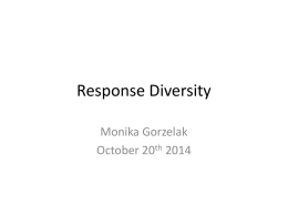 Response Diversity