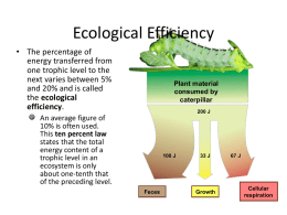 Ecological Efficiency - DAVIS-DAIS