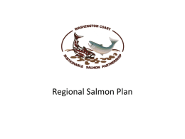 water quality - Washington Coast Sustainable Salmon Partnership