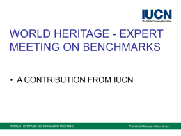 IUCN - UNESCO World Heritage Centre