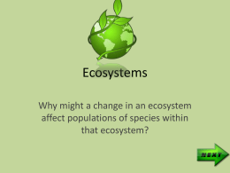 Ecosystems - WIKIMONTESORIENTALES