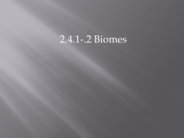 2.4.2 Biomes