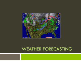 Weather Forecastingx