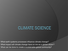 Climate Science