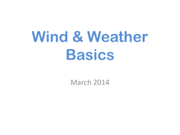 Wind and Weather lesson 2014
