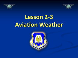 Lesson 2-3 Slides Aviation Weather