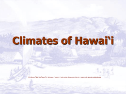 Climate of Hawaii