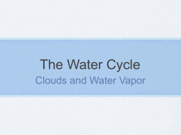 The Water Cycle - I Love Science