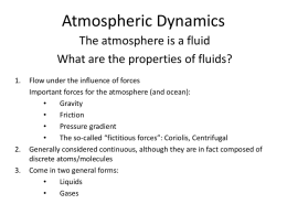 Atmospheric Dynamics - Buffalo State College