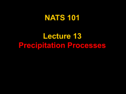 Definitions of Liquid Precipitation