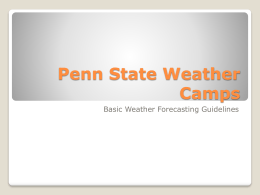 Penn State Weather Camps