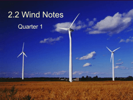 2.2 Wind Notes
