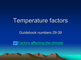 Temperatuurfactoren