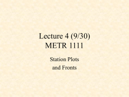 Lecture 4 METR 1111 - University of Oklahoma