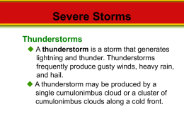 20.3 Severe Storms - Skyhawks Science Classes
