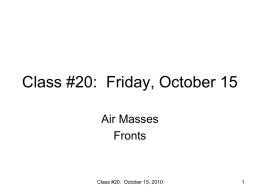 Class #25: Friday, March 7