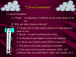 Clouds, Air Masses, & Fronts