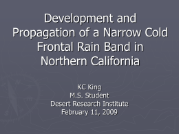 Development and Propagation of a Narrow Cold Frontal Rain Band