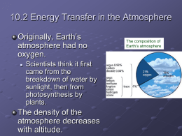 10.2 - Energy Transfer in the Atmosphere
