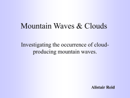 Mountain Waves & Clouds