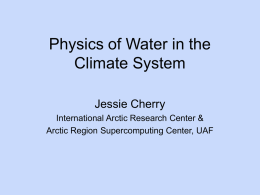 Physics of Water in the Climate System
