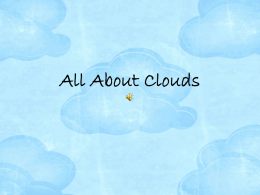 All_About_Clouds - Moore Middle School
