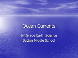 Ocean Currents - Atlanta Public Schools