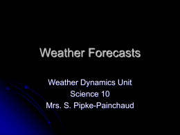 Weather Forecasts