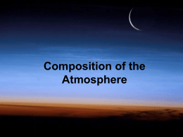 Composition of the Atmos#AC