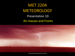MET 2204 METEOROLOGY