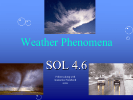 Weather Phenomena - Suffolk Public Schools