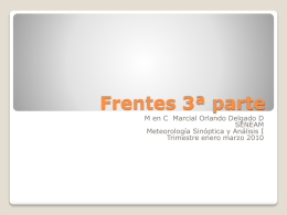 Frentes 3ª parte - Previsores (SENEAM 2009)