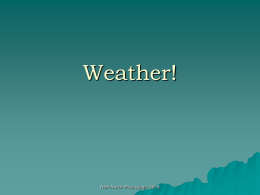 Weather! - Wayne County Schools