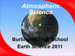 Atmospheric Science PPT - Burlington Area Schools