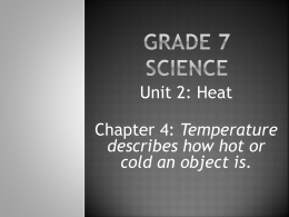7 Science Chapter 4 Notes
