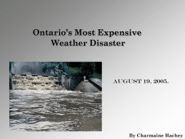 Ontario`s Most Expensive Disaster.