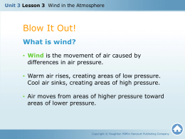 What is wind?