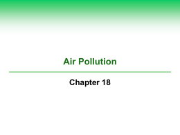 What Are the Major Outdoor Air Pollutants?