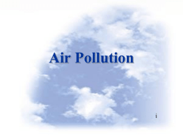 Air Pollution - Fort Thomas Independent Schools