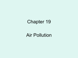 Air Pollution Ch 19 2014