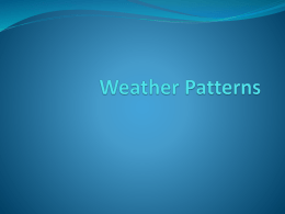 Weather Patterns PPT