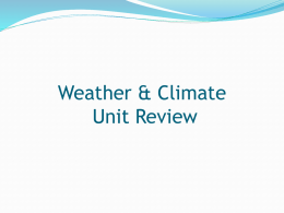 Weather & Climate Review
