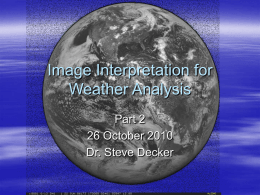 Satellite Interpretation for Weather Analysis