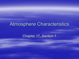 Atmosphere Characteristics