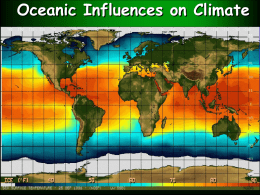 PowerPoint Presentation - Oceanic Influences on Climate