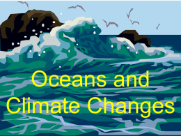 Oceans and Climate Changes