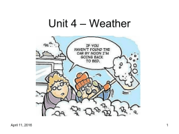 Weather Presentation